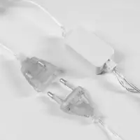 Гирлянда &laquo;Нить&raquo; 2.5 м с насадками &laquo;Птички&raquo;, IP20, прозрачная нить, 10 LED, свечение белое, 220 В