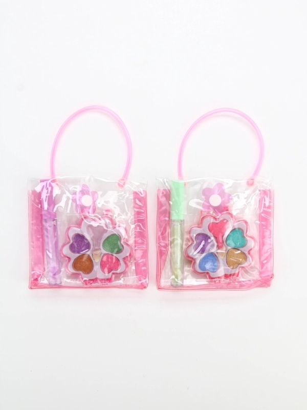 Набор косметики в сумочке «Ты прекрасна»  Микс, тон блеска прозрачный, тени 4цв по 1,5гр