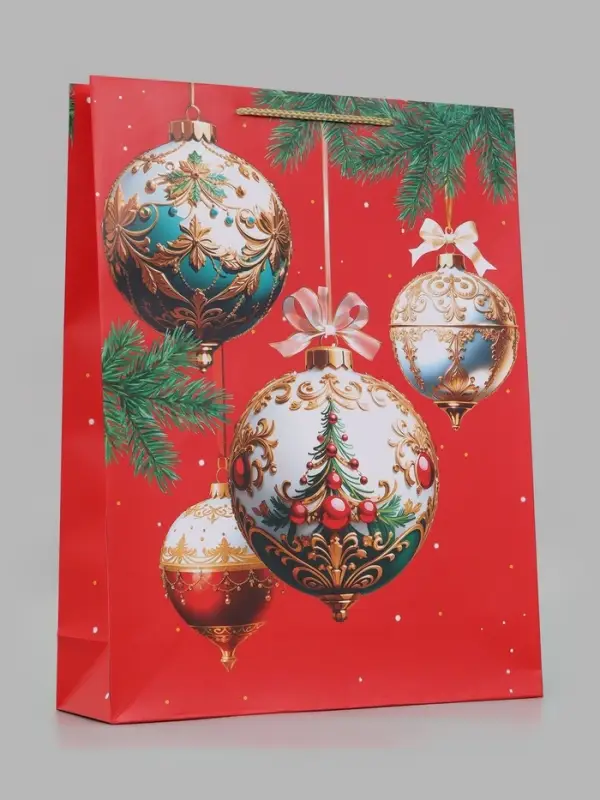 Пакет подарочный &laquo;Золотой винтаж&raquo;, 33&times;10&times;42.5 см
