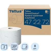Бумага туалетная д/дисп Торк/Tellus SmartOne Т8 рул с ЦВ 2сл 8рул/уп_472272