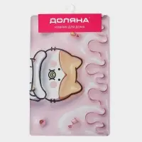 Коврик для дома Доляна Baby, влаговпитывающий, 40&times;60 см, розовый