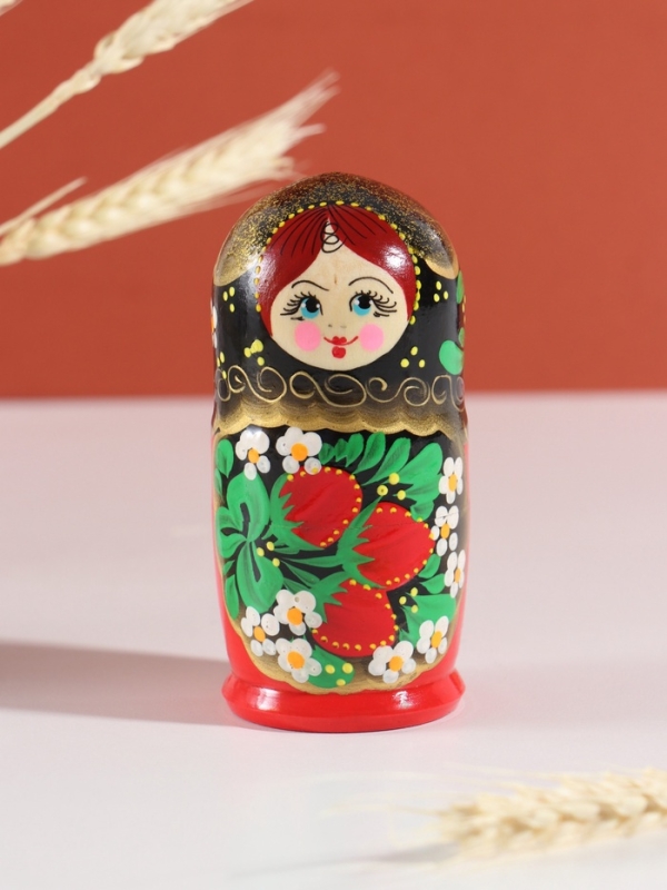Матрёшка  Матрёшка "Анна", хохлома, 5-кукольная, 11см