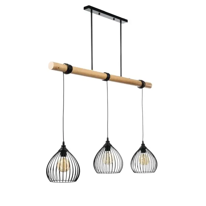 Люстра &laquo;Арландо&raquo; 3хЕ27 40 Вт черный 60&times;20&times;20-200 см