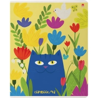 Тетрадь общая А5 ,48л, клетка,скрепка,ЦВЕТ НАСТРОЕНИЯ, 5 шт в уп,7-48-737/5