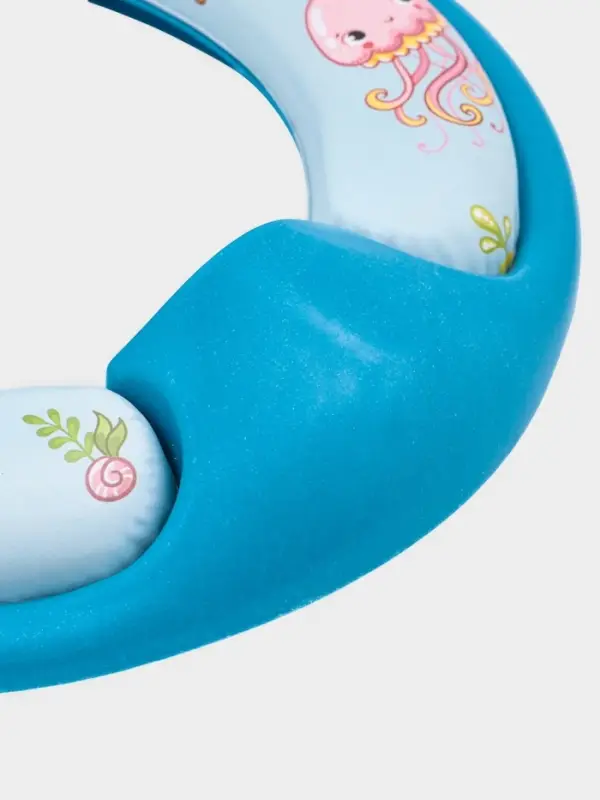 Сиденье для унитаза детское с ручками Сиденье для унитаза детское с ручками "Морская жизнь"