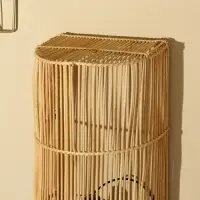 Светильник настенный из ротанга «Айша», 2×120 Вт, Е27, 23×15×80 см