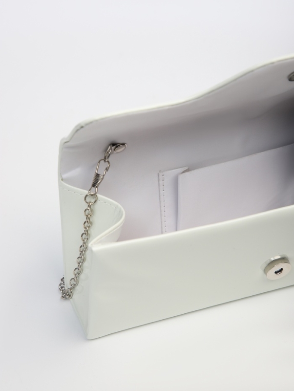 Сумка женская на магните, цвет белый Сумка женская на магните, цвет белый