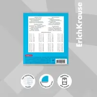 Тетрадь 18 листов в клетку ErichKrause «Классика Bright», обложка мелованный картон, голубая Тетрадь 18 листов в клетку ErichKrause «Классика Bright», обложка мелованный картон, голубая