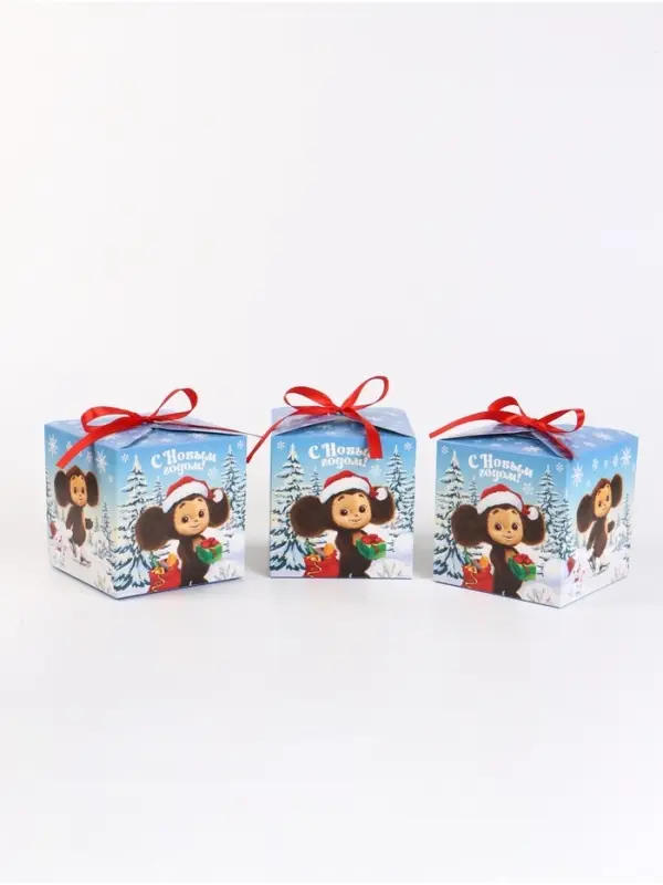 Подарочный набор 3 шт,Чебурашка , 12 х 12 х 12 см