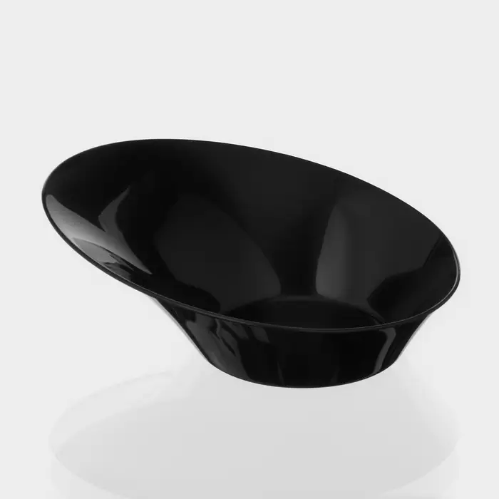 Форма пластиковая одноразовая для фуршета &laquo;Содо&raquo;, 50 мл, 9.5 см, чёрная