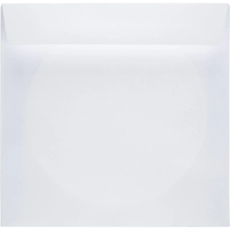 Конверт Белый CD декстрин 125х125 окно d100мм 25шт/уп/4573