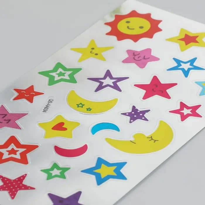 Наклейка пластик Наклейка пластик "Ночное небо" МИКС 9,5х17,5 см