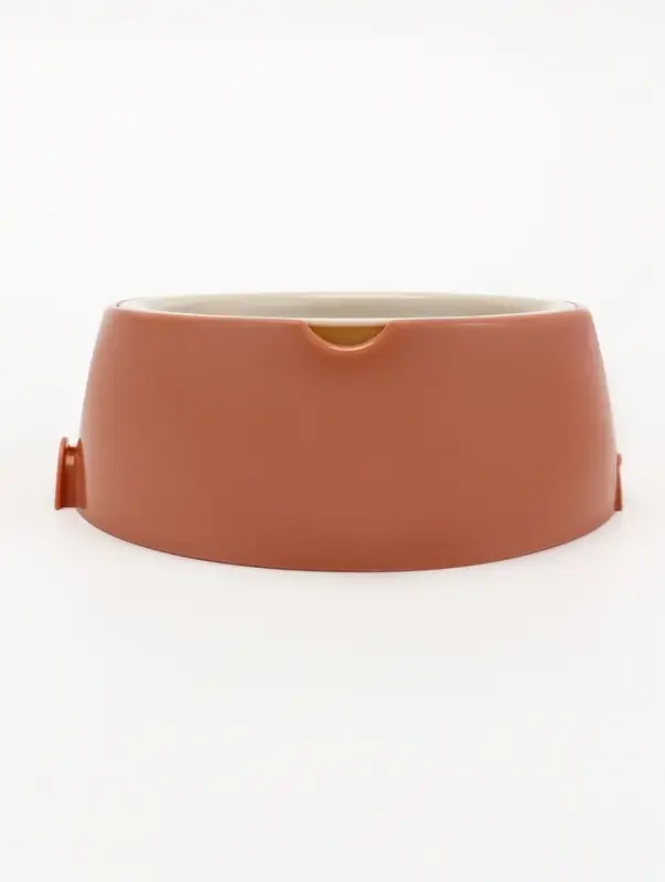 Лего-миска для животных с наклоном &laquo;Фокси&raquo; 300 мл, цвет кирпичный