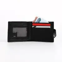 Портмоне мужское &laquo;Фади&raquo;, на магните, три отделения, чёрное