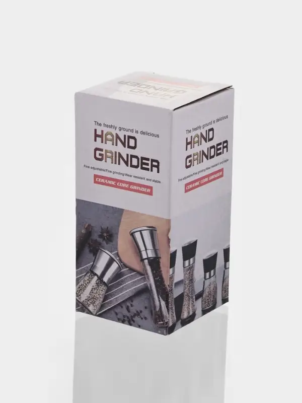 Мельница для специй &laquo;Модерн&raquo;, 180 мл, 6.5&times;13 см, белая