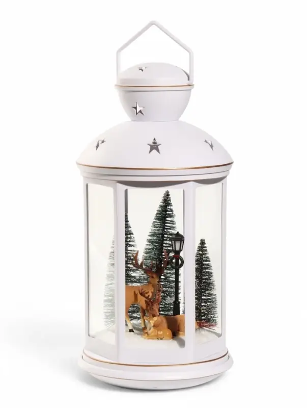 Фигурка светодиодная &laquo;Семья оленей&raquo;, новогодняя, 3хС(LR14), музыка, USB, 21&times;21&times;42 см