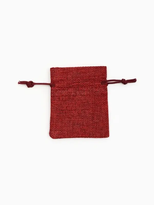 Мешочек подарочный «Льняной» 7×9, бордовый Мешочек подарочный «Льняной» 7×9, бордовый
