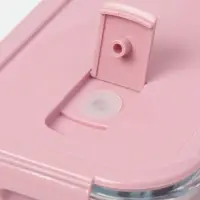 Контейнер Доляна Cook and Freeze, 380 мл, 15&times;11&times;5.5 см, с крышкой, жаропрочное стекло, МИКС