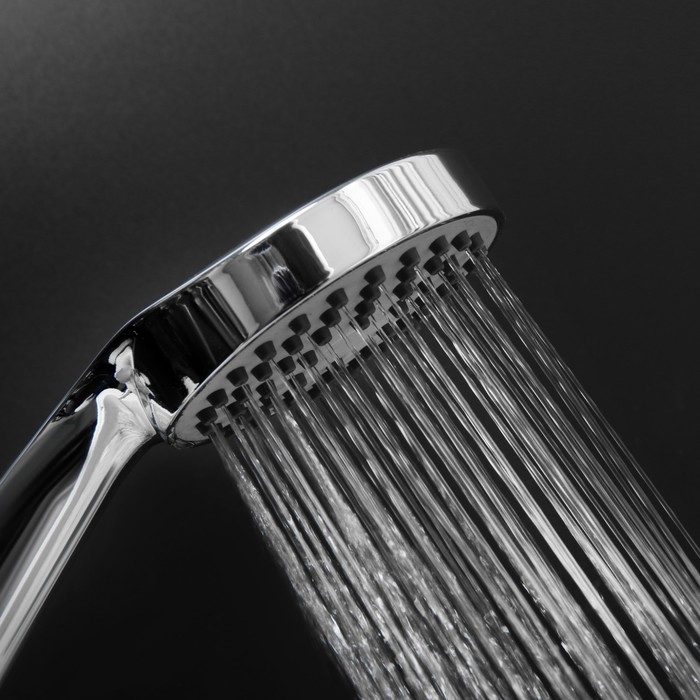 Лейка для душа ZEIN Z0109, 1 режим, средняя, d=80 мм, пластик, цвет хром Лейка для душа ZEIN Z0109, 1 режим, средняя, d=80 мм, пластик, цвет хром