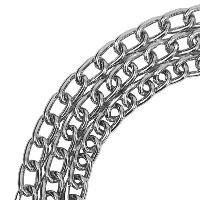 Ошейник - полуудавка металлический трехрядный, 50 см, толщина проволоки 2,5 мм Ошейник - полуудавка металлический трехрядный, 50 см, толщина проволоки 2,5 мм