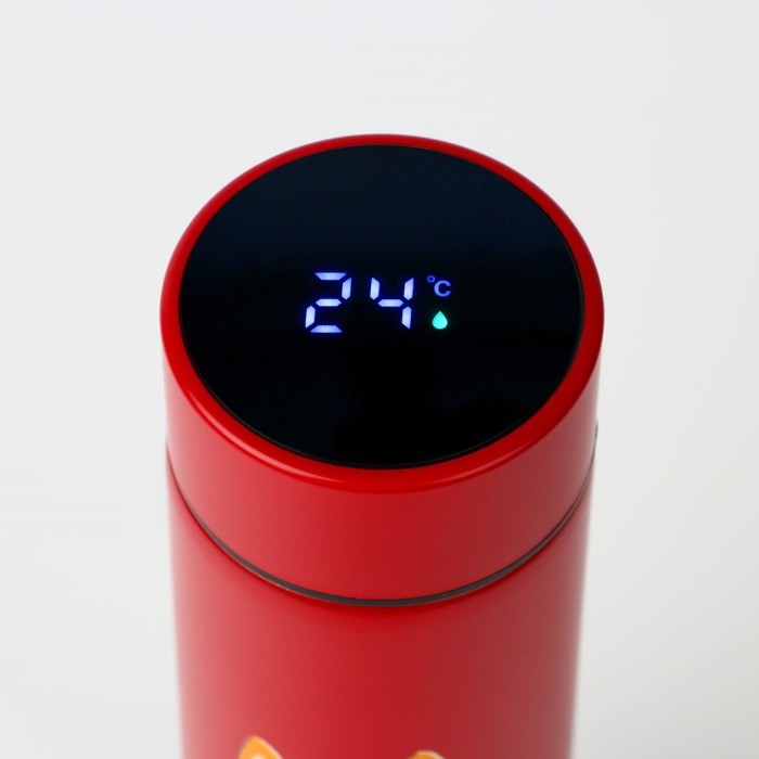 Термос с индикатором температуры «Тепло», 500 мл, сохраняет тепло 8-10 ч