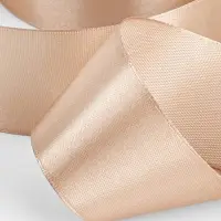 Лента атласная, 40 мм, 23&plusmn;1 м, бежевая №267