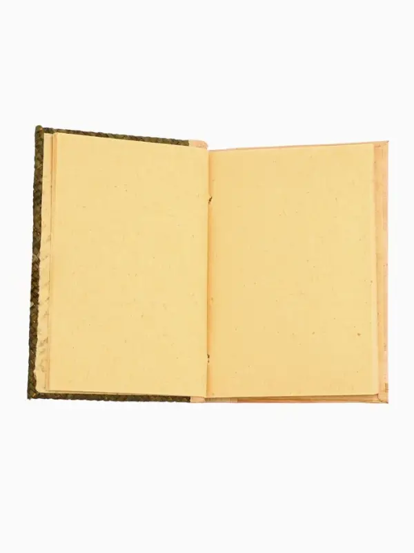 Записная книжка плетёная, 48 листов, 17&times;22&times;2 см, зелёная