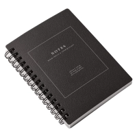 Блокнот 100х140мм 120л.клетка,спираль,Be Smart Notes черн,N3731