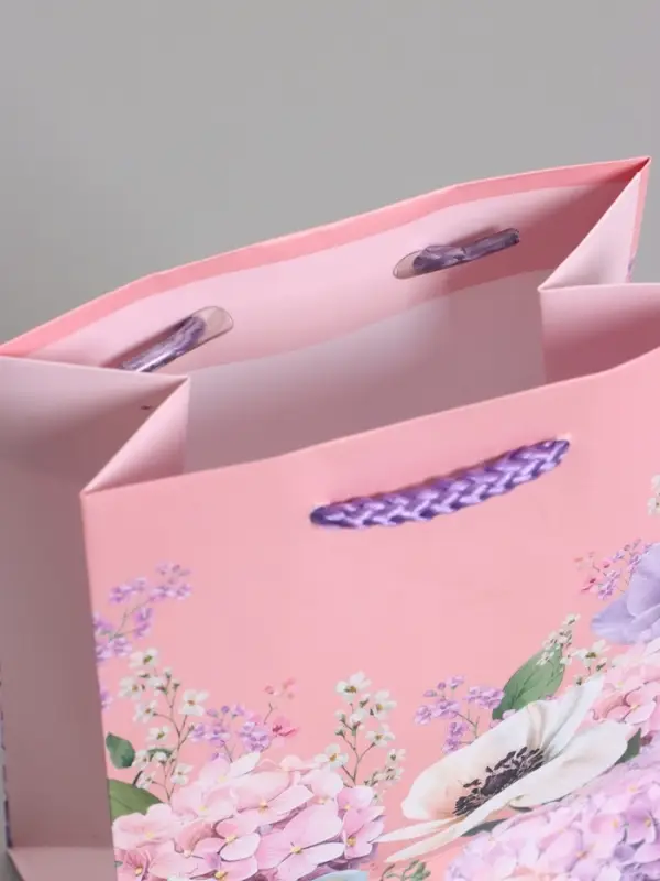 Пакет подарочный ламинированый "Счастье" 11,5 х 14,5 х 6,5 см