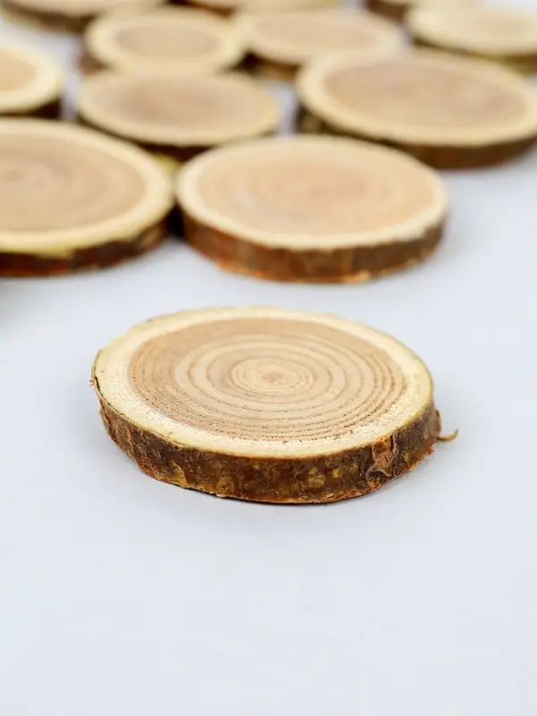 Декор &laquo;Спилы&raquo;, размеры МИКС, возможные размеры спилов: от 2 до 14 см