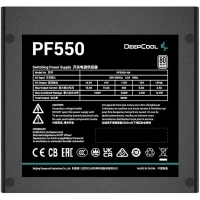 Блок питания Deepcool ATX 550W PF550 V2 ATX V2.4 80+(20+4pin)APFC