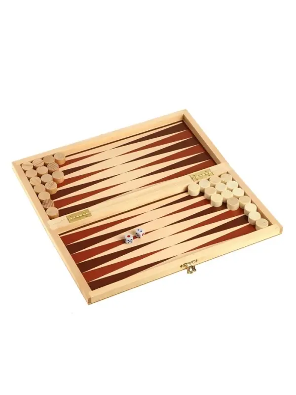 Набор настольных игр PELSI &laquo;Шашки и нарды&raquo; 28&times;28 см