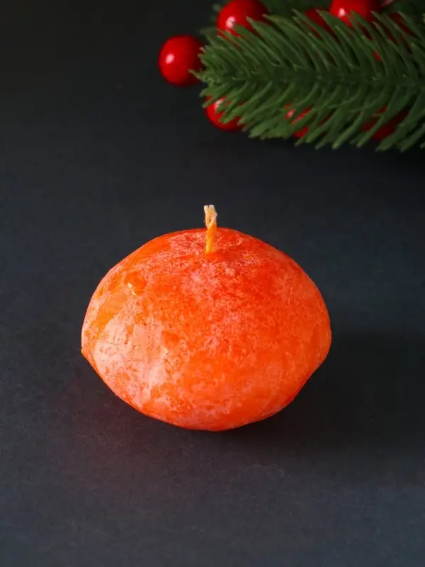 Свеча "Мандарин" 40*60 мм, арома