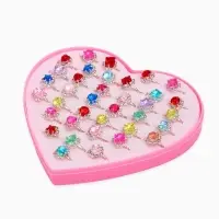 Кольцо &laquo;Выбражулька. Льдинки&raquo;, МИКС в серебре, безразмерное