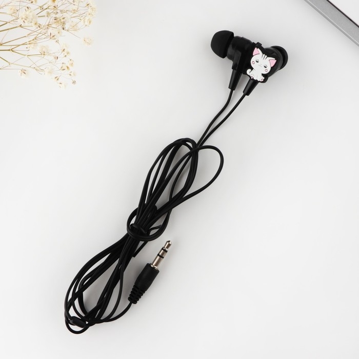 Наушники на открытке Наушники на открытке "Котики", мод. OBT 1.4, 120 см