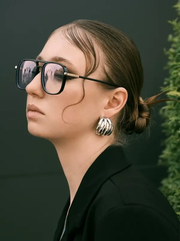 Серьги металл &laquo;Кольца&raquo;, 6 рядов, тренд, цвет золото