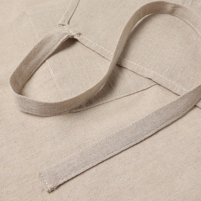 Фартук Этель "HOME", цвет бежевый, 60х75 см, 50%хл, 50%лен