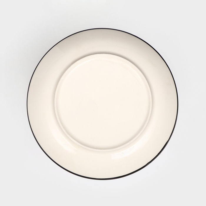 Тарелка «Персия», керамика, серая, 19 см, 1 сорт, Иран Тарелка «Персия», керамика, серая, 19 см, 1 сорт, Иран