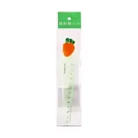 Линейка пластиковая &laquo;Морковка&raquo;, 12 см