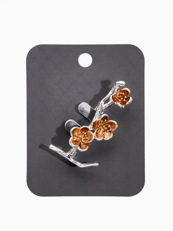 Брошь «Ветка Сакуры», цвет кофейный Брошь «Ветка Сакуры», цвет кофейный