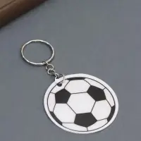 Светоотражающий брелок для ключей на кольце «Футбольный мяч», пластик, 6×6 см Светоотражающий брелок для ключей на кольце «Футбольный мяч», пластик, 6×6 см