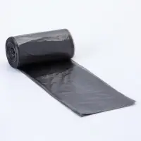 Мешки для мусора в рулоне 60 л, черные, ПНД, 9 мкм, 50 шт.