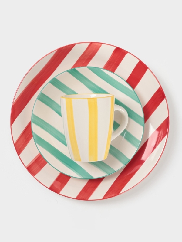 Тарелка глубокая Доляна Тарелка глубокая Доляна "Райе" 21см, 21х5, цвет желтый