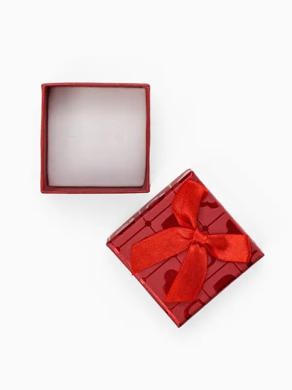 Набор коробочек подарочных 6 шт. под серьги/кольцо &laquo;Сердца&raquo;, 5&times;5, цвет МИКС (9901789)