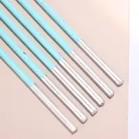 Свечи для торта &laquo;Исполнение желаний&raquo;, 15 см, 6 шт., голубой цвет