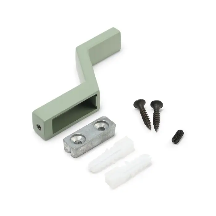 Крючок мебельный CAPPIO TRANQUILITY, однорожковый, зеленый