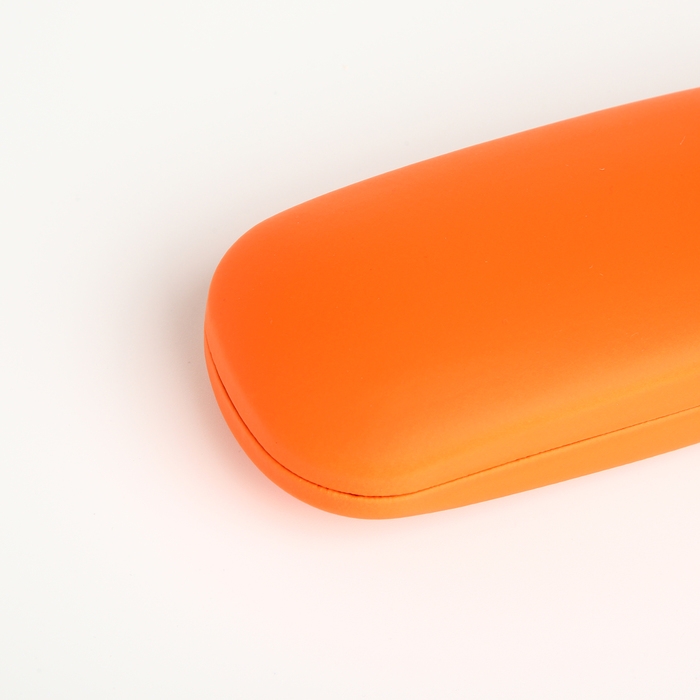 Футляр для очков на хлопушке, длина 16 см, цвет оранжевый Футляр для очков на хлопушке, длина 16 см, цвет оранжевый