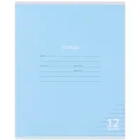 Тетрадь 12л лин КПК "Пастель", обл мел карт, блок ОФСЕТ, 5В МИКС