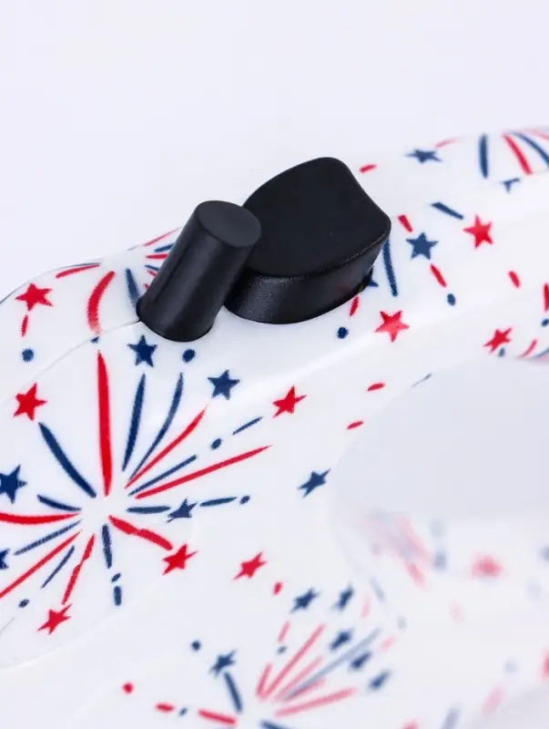 Рулетка &laquo;Салют&raquo;, 5 м, до 35 кг, принт, белая