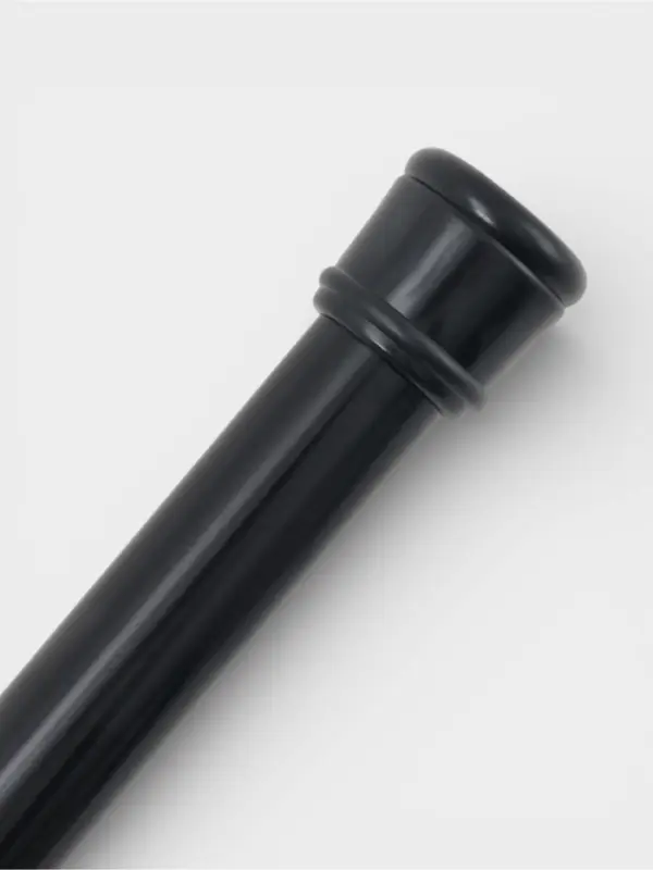 Карниз для ванной &laquo;Доляна&raquo;, телескопический, 110-200 см, стальной, черный